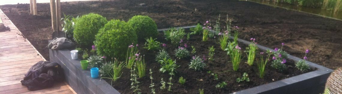 Na het tuinontwerp de oplevering van de nieuwe tuin